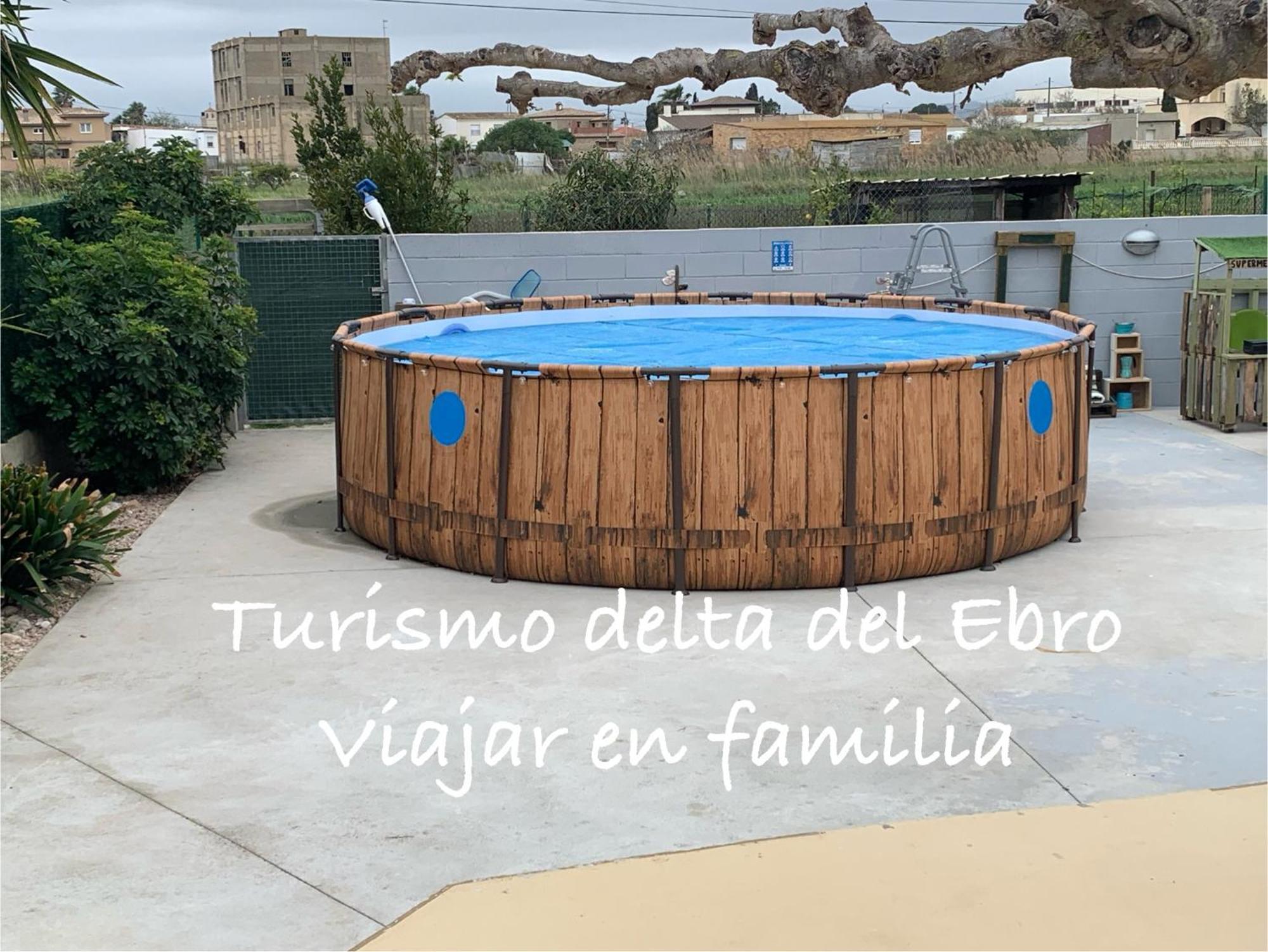 Casa Enric , Con Zona Infantil, Piscina Y Parking Privado Pensionat Deltebre Eksteriør billede